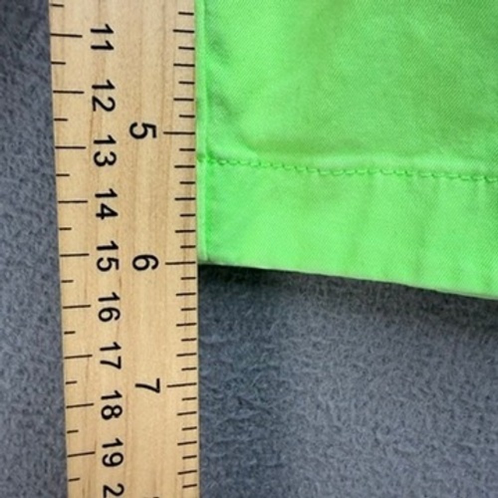 Vineyard Vines Island Short Slim Fit Mens 34 Green‎ Chino Cotton Beach Casual - Picture 7 of 11